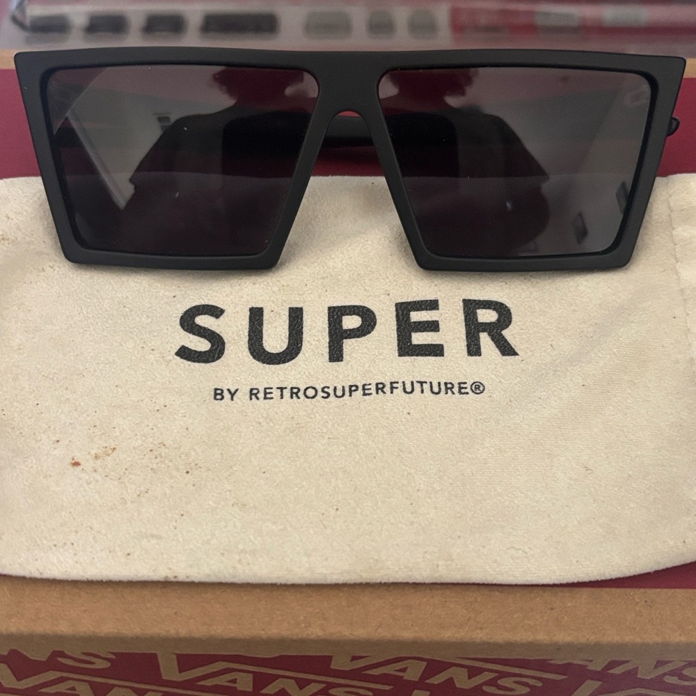 RetroSuperFuture Black Square Sunglasses